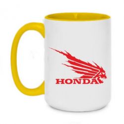 Чашка двухцветная 420ml Honda Skelet - PrintSalon