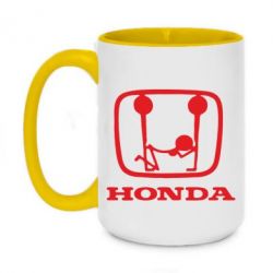 Чашка двухцветная 420ml Honda - PrintSalon