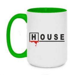 Чашка двокольорова велика House - PrintSalon