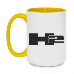 Чашка двухцветная 420ml Hummer H2 - PrintSalon