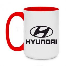Чашка двухцветная 420ml Hyundai Small - PrintSalon