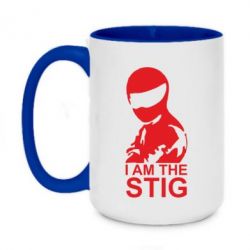 Чашка двухцветная 420ml I am the Stig - PrintSalon