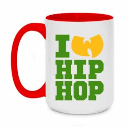 Чашка двокольорова велика I love Hip-hop Wu-Tang - PrintSalon