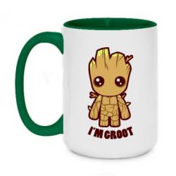 Чашка двухцветная 420ml I'm groot - PrintSalon