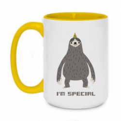 Чашка двухцветная 420ml I'm special Sloth - PrintSalon