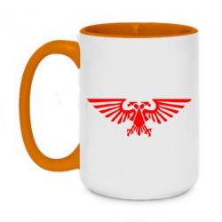 Чашка двухцветная 420ml Imprerium Warhammer 40000 - PrintSalon