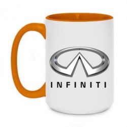 Чашка двокольорова велика Infinity Logo 3D - PrintSalon