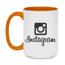 Чашка двухцветная 420ml Instagram - PrintSalon