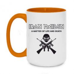 Чашка двухцветная 420ml Iron Maiden - PrintSalon