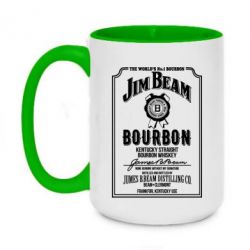 Чашка двухцветная 420ml James Beam whiskey - PrintSalon