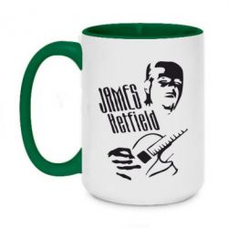 Чашка двухцветная 420ml James Hetfield - PrintSalon