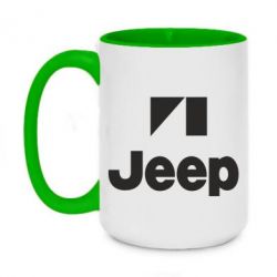 Чашка двухцветная 420ml Jeep Logo - PrintSalon