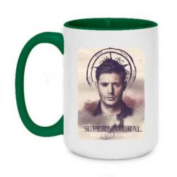 Чашка двокольорова велика Jensen Ackles - PrintSalon