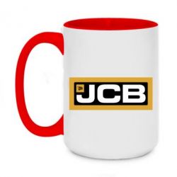 Чашка двухцветная 420ml Jgb logo2 - PrintSalon