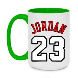 Чашка двухцветная 420ml Jordan 23 - PrintSalon