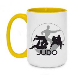 Чашка двухцветная 420ml Judo Federation - PrintSalon
