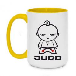 Чашка двухцветная 420ml Judo Fighter - PrintSalon
