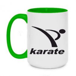 Чашка двухцветная 420ml Karate - PrintSalon