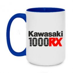 Чашка двухцветная 420ml Kawasaki 1000RX - PrintSalon