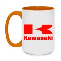 Чашка двокольорова велика Kawasaki - PrintSalon