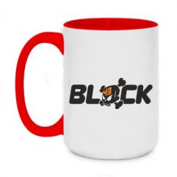 Чашка двокольорова велика Ken Block 43 - PrintSalon