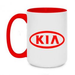 Чашка двухцветная 420ml KIA Small - PrintSalon