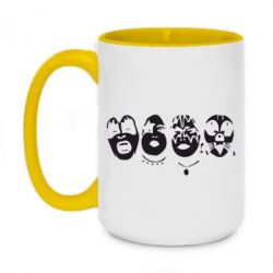 Чашка двухцветная 420ml KiSS - PrintSalon