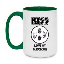 Чашка двокольорова велика Kiss - PrintSalon