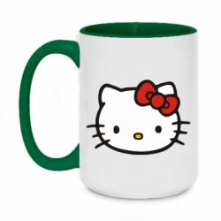 Чашка двухцветная 420ml Kitty - PrintSalon