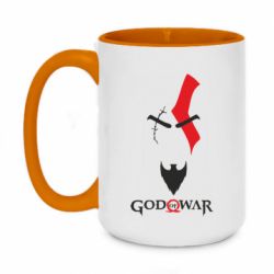 Чашка двухцветная 420ml Kratos - God of war - PrintSalon