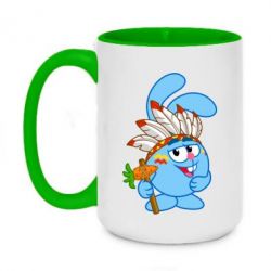 Чашка двухцветная 420ml Крош - PrintSalon