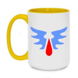 Чашка двухцветная 420ml Кровавые Ангелы - WarHammer - PrintSalon