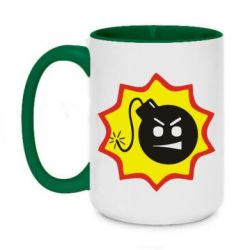 Чашка двухцветная 420ml Крутой Сем - PrintSalon