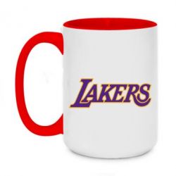 Чашка двокольорова велика LA Lakers