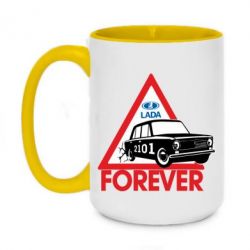 Чашка двокольорова велика lada forever - PrintSalon