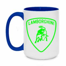 Чашка двухцветная 420ml Lamborghini Auto - PrintSalon