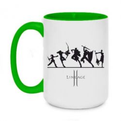 Чашка двухцветная 420ml Lineage fight-PrintSalon Чашка двухцветная 420ml Lineage fight