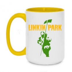 Чашка двухцветная 420ml Linkin Park Album - PrintSalon