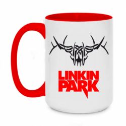 Чашка двухцветная 420ml Linkin Park Logo - PrintSalon