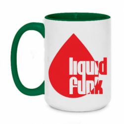 Чашка двухцветная 420ml Liquid funk - PrintSalon