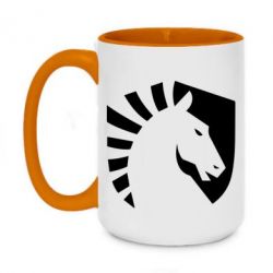 Чашка двухцветная 420ml liquid logo - PrintSalon