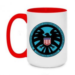 Чашка двухцветная 420ml Логотип Щита - PrintSalon