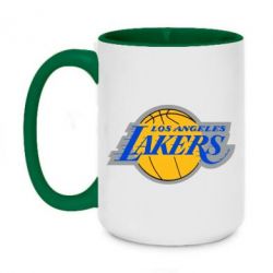 Чашка двокольорова велика Los Angeles Lakers