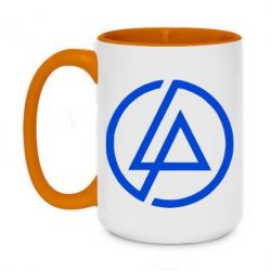 Чашка двухцветная 420ml LP logo - PrintSalon