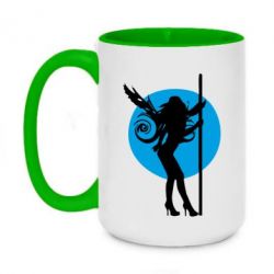 Чашка двухцветная 420ml Лунный танец - PrintSalon