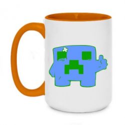 Чашка двухцветная 420ml Mad Player - PrintSalon