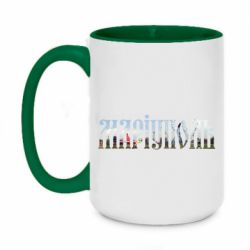 Чашка двухцветная 420ml Маріуполь - PrintSalon