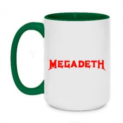Чашка двухцветная 420ml Megadeth - PrintSalon
