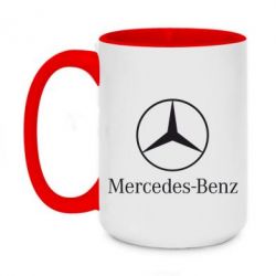 Чашка двокольорова велика Mercedes Benz - PrintSalon