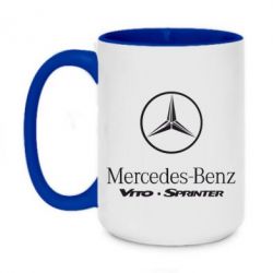 Чашка двухцветная 420ml Mercedes Benz - PrintSalon